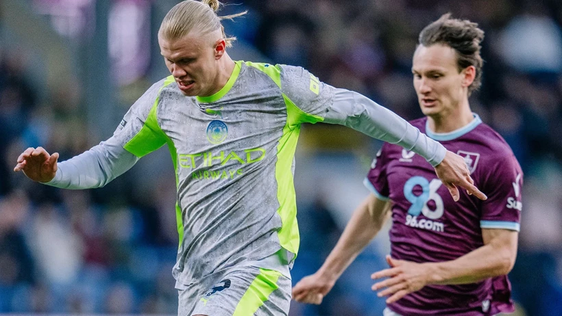 Manchester City, Burnley'i Haaland ile Geçip Zirveye Kuruldu