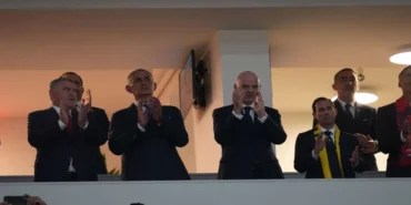 Gianni Infantino ve İbrahim Hacıosmanoğlu, Türkiye - Avustralya Maçını Vancouver'da Birlikte İzledi